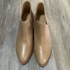 Tan Leather Ankle Boots - Brand Nisolo - Size 9 - Like New Condition